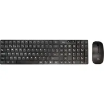 Kit Teclado + Mouse Sem Fio Mtek KM-5197B - Preto (Português)