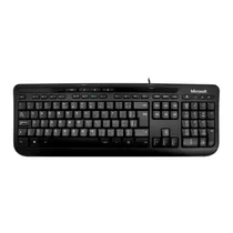 Teclado Microsoft ANB-00005 - com Fio - Português - Preto  Teclado Mic...
