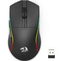 Mouse Gaming Sem Fio Redragon Deicide Pro M816-Pro USB Até 26.000 Dpi com Backlight RGB - Preto