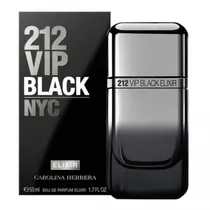 Perfume Carolina Herrera 212 Vip Black Elixir Masculino Edp 50ML