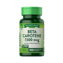 Vitaminas Nature's Truth Beta Carotene 7500MCG 100 Cápsulas