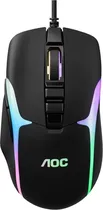 Mouse com Fio Gaming AOC GM190B/La Preto