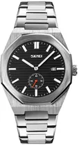 Relogio Skmei 9262 Silver Black - Masculino
