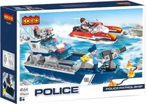 Cogo Police Patrol Ship - 4164 (285 Peças)