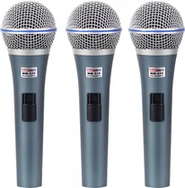 Microfone com Fio BLG WM-520 Audio Pro (3 Unidades)