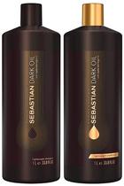 Kit Shampoo + Condicionador Sebastian Dark Oil Lightweight (2 X 1L)