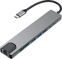 Hub USB-C 3.1 Satellite A-HUBC54 8 Em 1