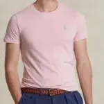 Polo Ralph Lauren Caballero Remera Cuello Redondo Lisa s/M XL Rosado