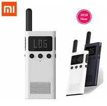 Walkie Talkie Xiaomi 1 s Inteligente Handheld Interphone Radio Em Dois Sentidos Ie Transceptor FM Recep