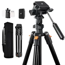 Trípode K&F c/Soporte para Celular 0234A0+BV01 200CM KF09.115V1