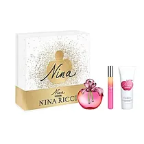 Nina Ricci Set Perfume Illusion + BL + Rollon Eau de Toilette 80ML + 75ML + 10ML