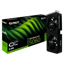 Placa de Vídeo Palit Dual Oc Nvidia Geforce RTX-5060 8GB GDDR7 - NE75060S19P1-GB2063D