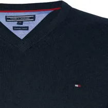 Suéter Tommy Hilfiger Masculino 0867802697-403 L Azul Marinho