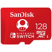 Cartão de Memória Sandisk SDSQXAO-128G-GNCZN - 128GB - Nintendo Switch - 100MB/s - Micro SD