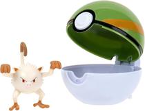 Pokemon Clip  N  Go Mankey + Nest Ball Jazwares - PKW3136