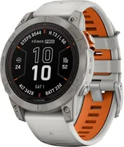 Relógio GPS Garmin Fenix 7 Pro Sapphire Solar 010-02777-23 - Titânio Cinza/Carbono