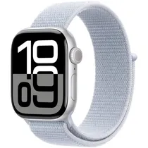 Apple Watch Series 10 42MM GPS + Celular MWX53LW/A Aluminum Silver/Blue Cloud Sport Loop