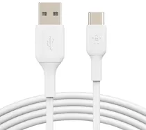 Cabo Belkin CAB002BT2MWH USB-A para USB-C 2M - Branco