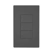 Sonoff Interruptor M5-3C-120 6920075777383 Smart de Pared Bivolt Gris