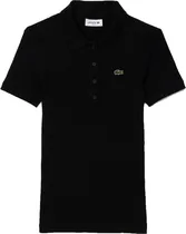 Camisa Polo Lacoste DF537723031 Feminino Preto