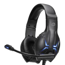Headset Gaming HP DHE-8001 com Microfone Omnidirecional/Driver de 40MM - Preto