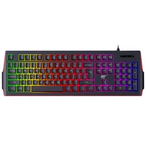 Teclado Gamer Havit Gamenote HV-KB866L USB / RGB / Ingles - Preto