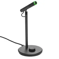 Microfone Streaming JBL Quantum Stream Talk Supercardióide com USB-C/Mini Jack 3.5 - Preto