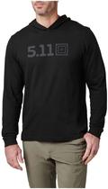 Camiseta com Capuz 5.11 Tactical Hoodie 76165-190 Preta - Masculina