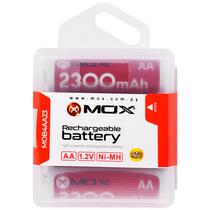 Pilha Recarregavel AA Mox MOB4AA23 de 2.300 Mah 1.2V - 4 Unidades