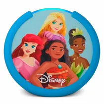 Amazon Echo Pop Kids Disney Princess Alexa 1 Geracao 2023 - Azul (Caixa Danificada)