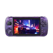 Consola Game Portatil X39 Pro / 4.3" / TF Card 64GB / + 5000 Jogos / 3000MAH / 5V / 1.5A - Purple