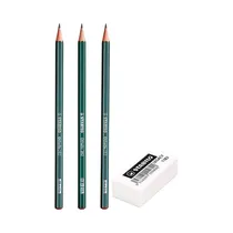 Lápiz de Dibujo Stabilo Othello 282 3 Unidades + Borrador 2346