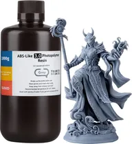 Resina Photopolymer para Impressora 3D Elegoo Abs Like 3.0 1KG - Grey