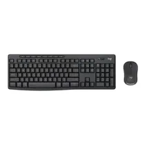 Teclado Kit Mouse e Logitech MK370 Wireless Ingles - Preto (920-011887)
