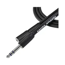 Cable de Audio Santo Angelo AC23 P10 Estéreo A P2 Hembra 7 Metros Negro