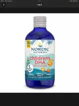 Nordic Vitamina Children's Dha Omega 3 530 MG 237 ML Vidrio Azul