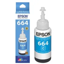 Tinta Epson T664 220 Cian Ecotank 70ML  Tinta Epson...