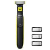 Barbeador Elétrica Philips QP2724/10 Oneblades 5V/Recargable - Preto/Verde