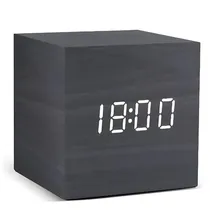 Reloj Digital Sate AC-T31 c/Despertador Negro  Reloj Digit...