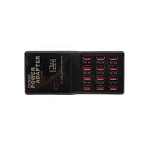 Cargador USB Sate A-R21 12P 65W 12EN1 Negro