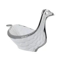 Centro de Mesa Concepts 441-647918 22 CM Blanco - Plata