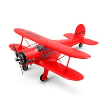Aviao Wltoys Beech D17S Epp 4CH Biplano 3D/6G Red A300