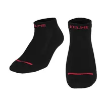 Flat Casual Socks(Adult) Black/Red M Kelme