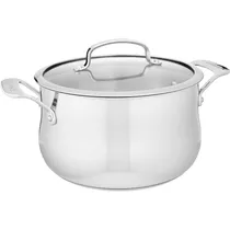 Panela Holandesa com Tampa Cuisinart 445-22 Contour Aço Inox 5L