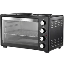 Forno Elétrico Xion XI-HE53 com 2 Queimadores 1600 W 220V - Preto 53L