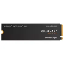 SSD Western Digital WD Black SN770, 1TB, M.2 Nvme, Leitura 5150MB/s, Gravação 4900MB/s, WDS100T3X0E