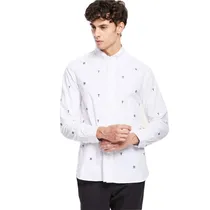 Camisa Tommy Hilfiger Masculino MW0MW12628-YBR-00 s Branco