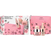 Kit de Hidratação Facial Clinique Moisture Meets SPF - 4 Peças