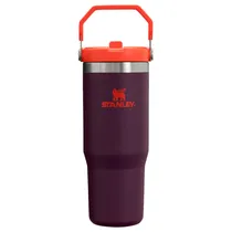 Copo Térmico Stanley The Iceflow Flip Straw Tumbler 10-09993-767 - 887ML - com Bico - Plum