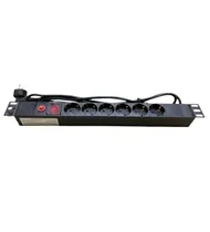 F. Rack Regua 13AMP 06 Tomadas 220V Eu Filtro de Linha